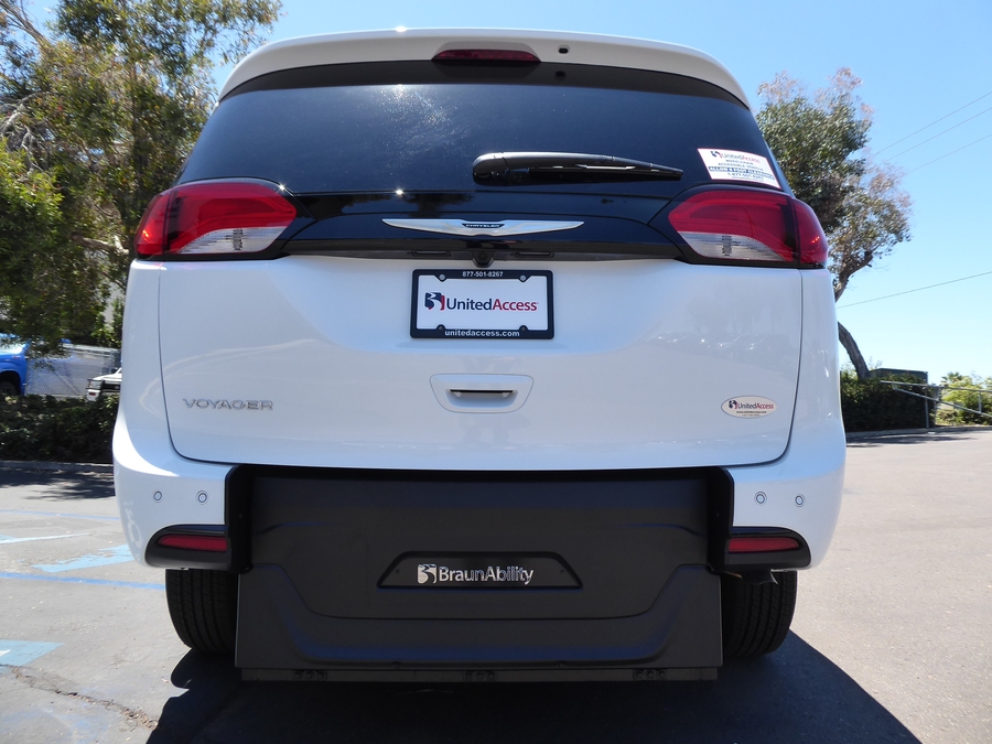 New 2026 Chrysler Voyager LX - BraunAbility Commercial Rear Entry Fold Out Manual Ramp