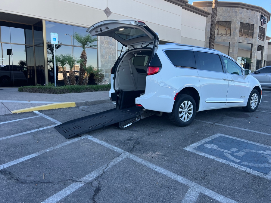 Used 2018 Chrysler Pacifica Touring L - BraunAbility Rear Entry Entry Fold Out Manual Ramp
