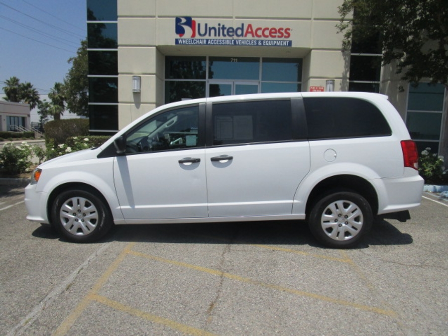 Used 2019 Dodge Grand Caravan SE - FR Conversions Commercial Rear Entry Entry Fold Out Manual Ramp
