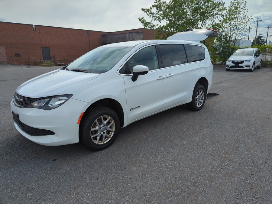 Used 2022 Chrysler Voyager LX - BraunAbility Rear Entry Entry Fold Out Manual Ramp