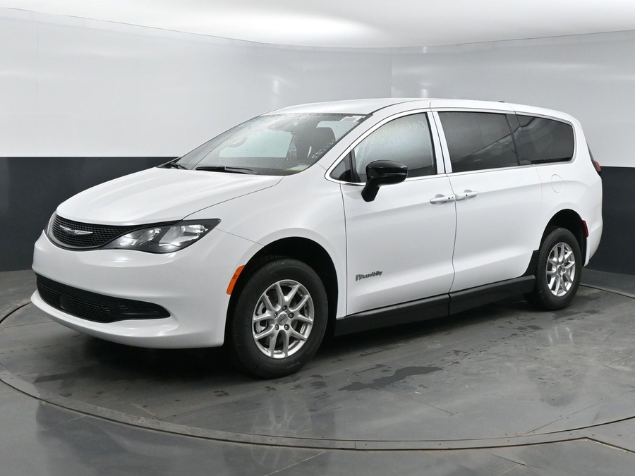 Used 2024 Chrysler Voyager LX - BraunAbility Commercial Side Entry Entry Fold Out Manual Ramp
