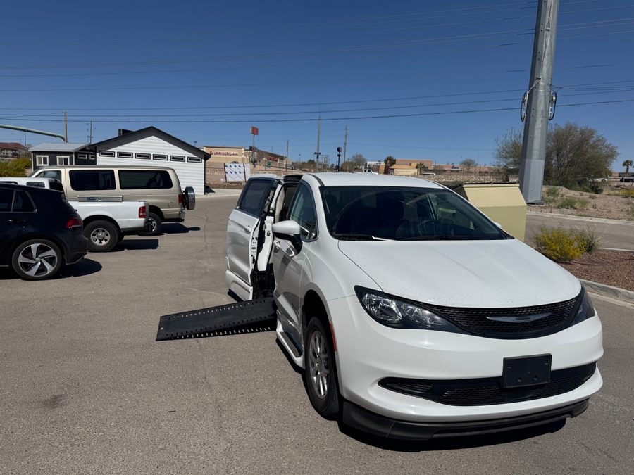 Used 2023 Chrysler Voyager LX base - BraunAbility Side Entry Entry In Floor Automatic Ramp