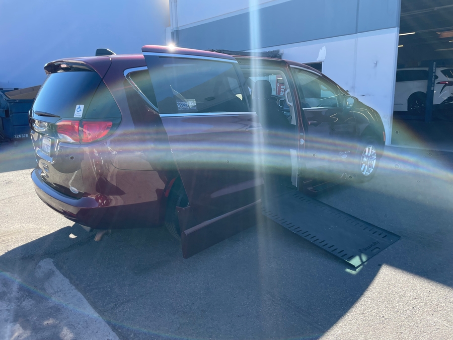 Used 2023 Chrysler Voyager LX Base - BraunAbility Side Entry In Floor Automatic Ramp