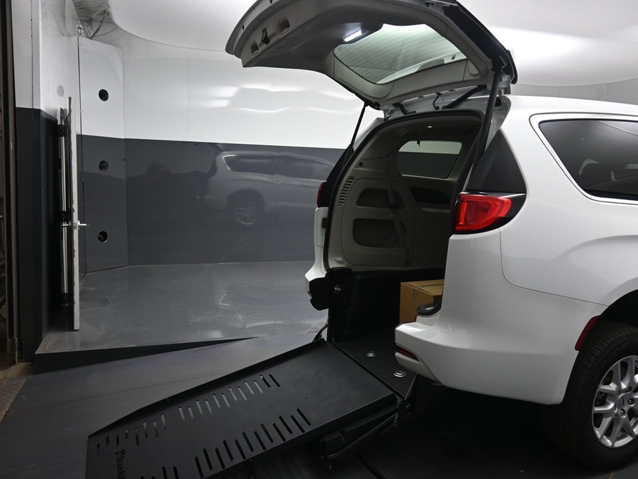 Used 2023 Chrysler Voyager LX - BraunAbility Rear Entry Fold Out Manual Ramp