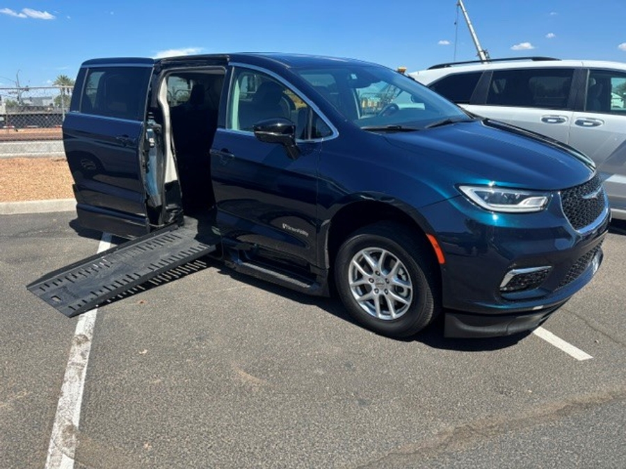 Used 2024 Chrysler Pacifica Touring L Safety - BraunAbility Side Entry Fold Out Automatic Ramp