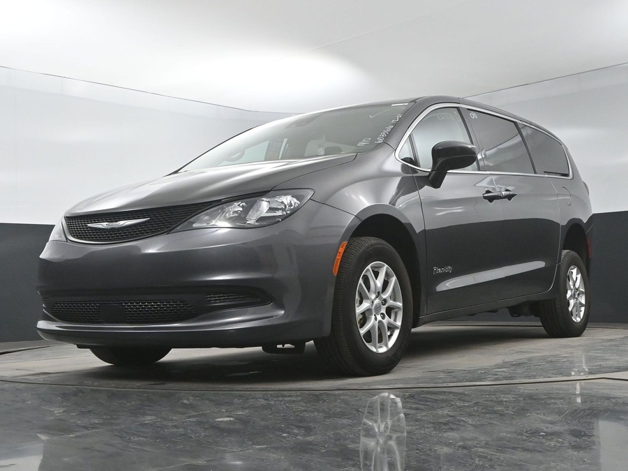 Used 2023 Chrysler Voyager LX CPO - BraunAbility Rear Entry Entry Fold Out Manual Ramp