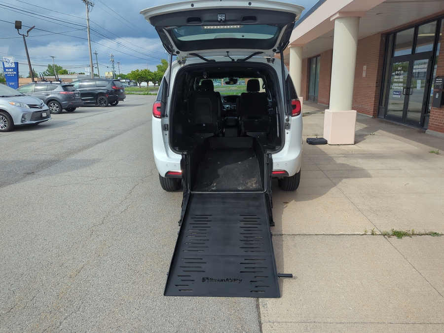 Used 2024 Chrysler Pacifica Touring - BraunAbility Rear Entry Fold Out Manual Ramp