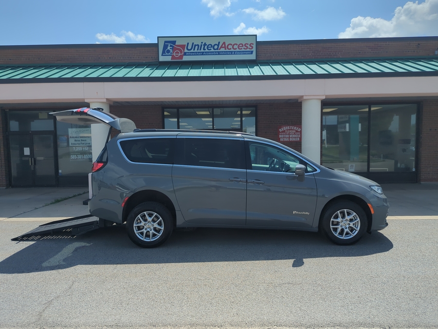 Used 2022 Chrysler Pacifica Touring L - BraunAbility Rear Entry Fold Out Manual Ramp