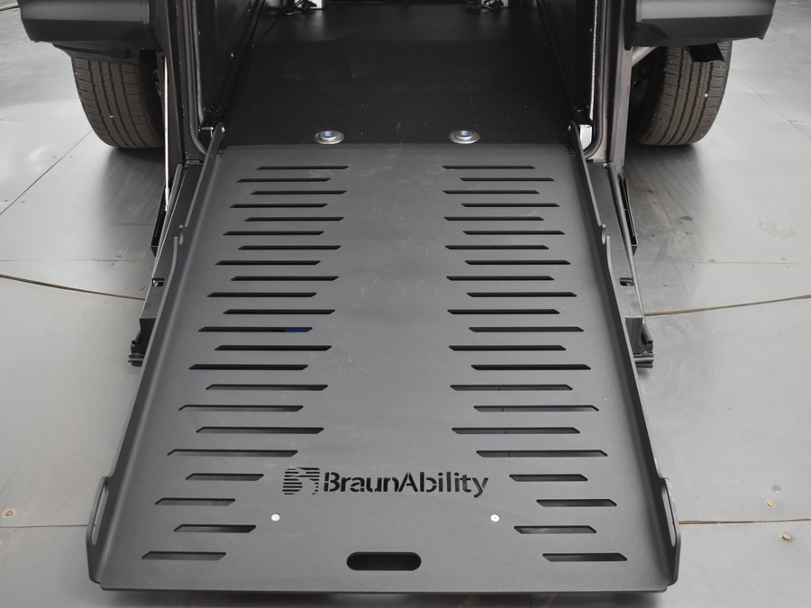 New 2025 Toyota Sienna Hybrid LE - BraunAbility Commercial Rear Entry Entry Fold Out Manual Ramp