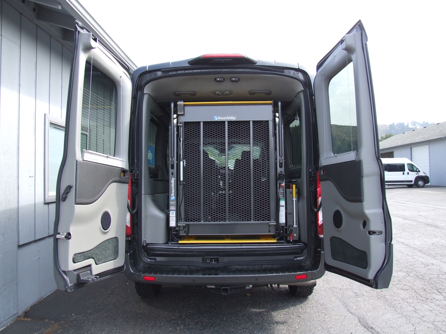 Used 2020 Ford Transit 250 MR 148" WB - Rear Entry Entry Lift Automatic Ramp