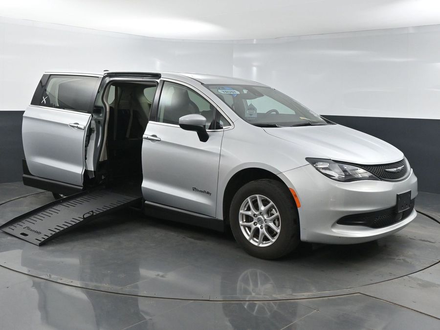 Used 2023 Chrysler Voyager LX - BraunAbility Side Entry Entry Fold Out Manual Ramp