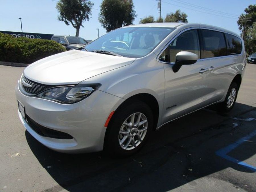 Used 2022 Chrysler Voyager LX - BraunAbility Rear Entry Entry Fold Out Manual Ramp