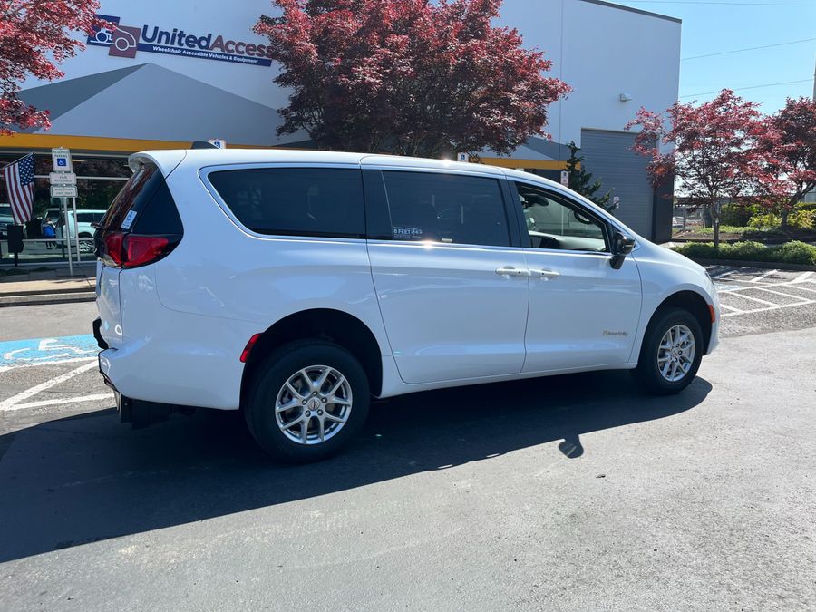 New 2025 Chrysler Voyager LX - BraunAbility Commercial Rear Entry Entry Fold Out Manual Ramp