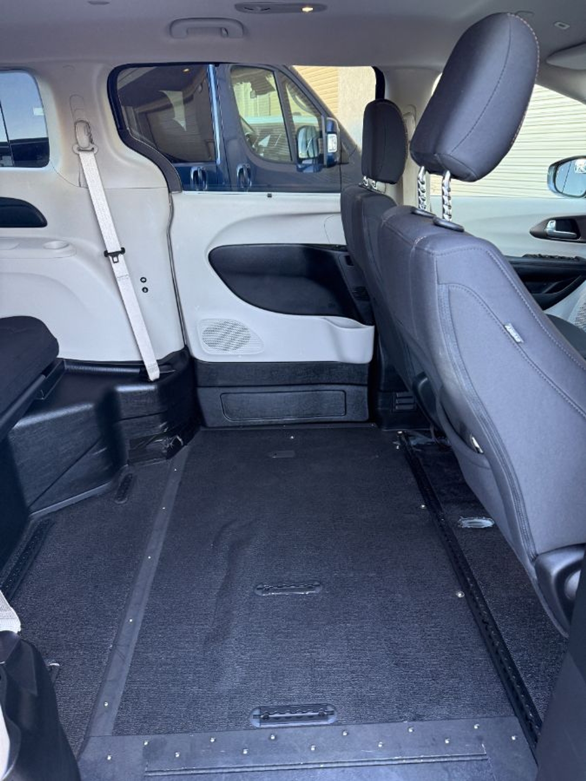 Grey Chrysler Pacifica with Side Entry Automatic In Floor ramp