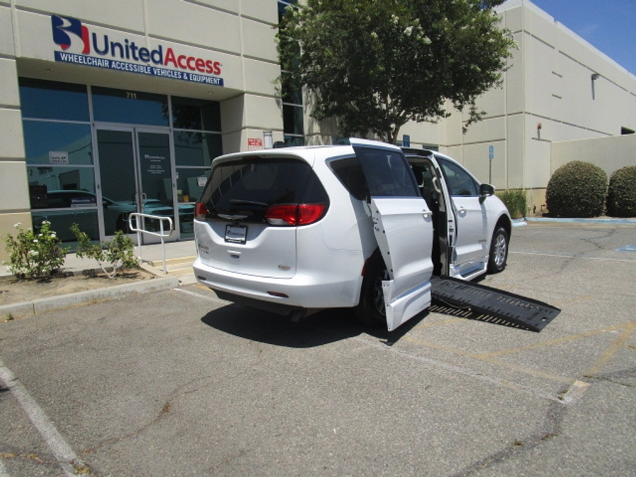 Used 2023 Chrysler Voyager LX Base - BraunAbility Side Entry Fold Out Automatic Ramp