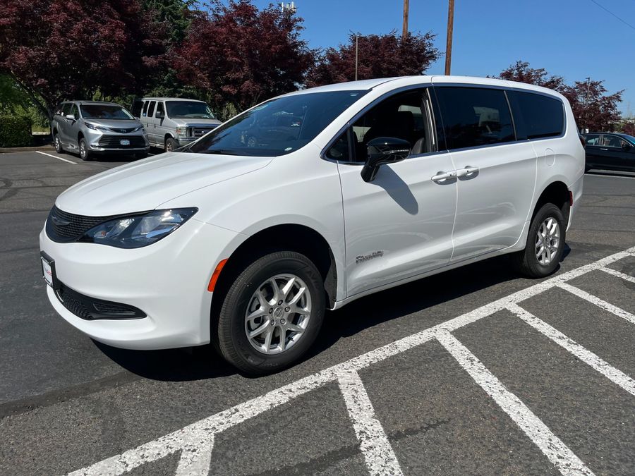 New 2025 Chrysler Voyager LX - BraunAbility Commercial Rear Entry Entry Fold Out Manual Ramp