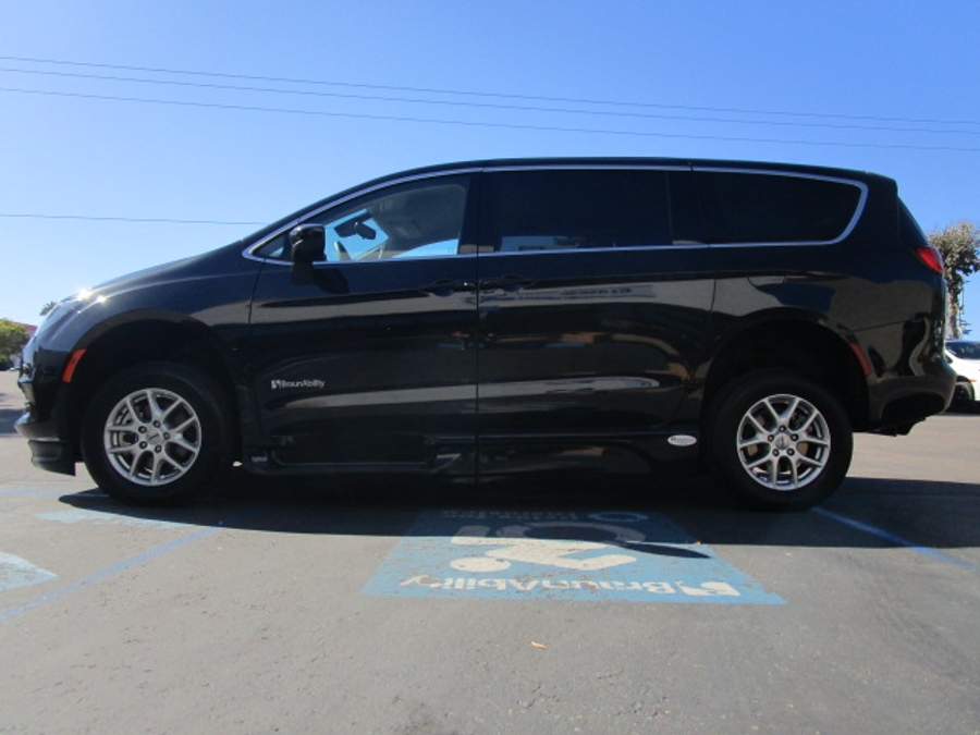 Used 2023 Chrysler Voyager LX - BraunAbility Side Entry Entry Fold Out Automatic Ramp
