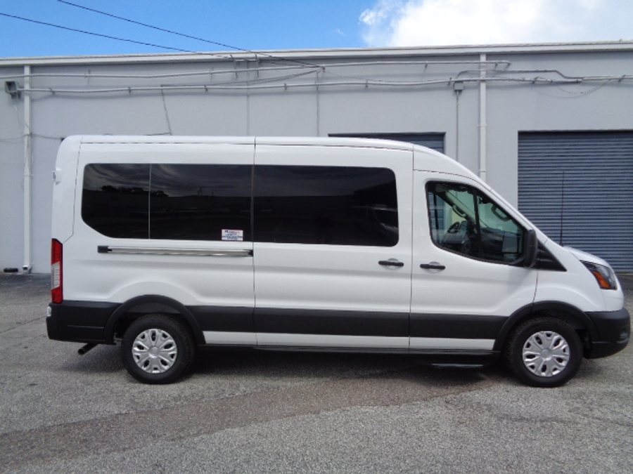 New 2026 Ford Transit 150 - SUNSET VANS Commercial Side Entry Lift Automatic Ramp