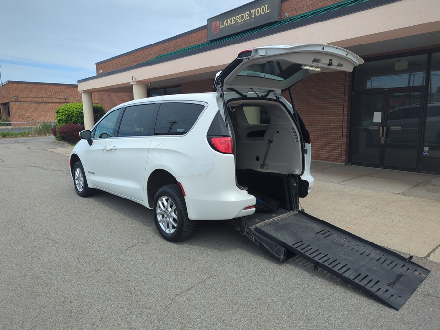 Used 2023 Chrysler Voyager LX - BraunAbility Rear Entry Entry Fold Out Manual Ramp