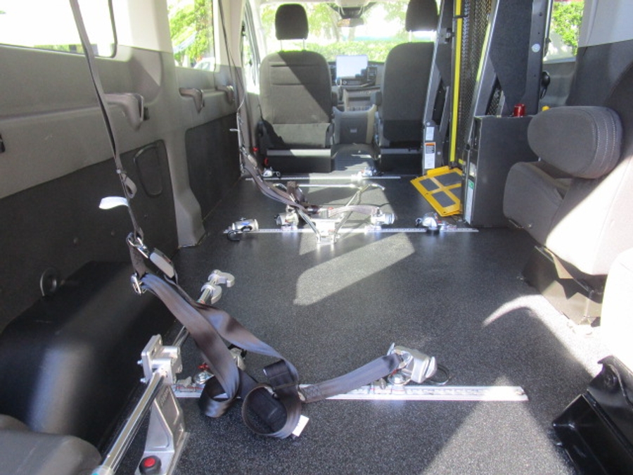 Used 2023 Ford Transit 350 XLT - Commercial Side Entry Lift Automatic Ramp