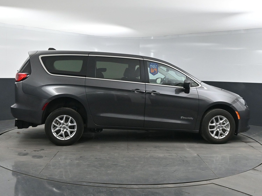 Used 2023 Chrysler Voyager LX CPO - BraunAbility Rear Entry Entry Fold Out Manual Ramp