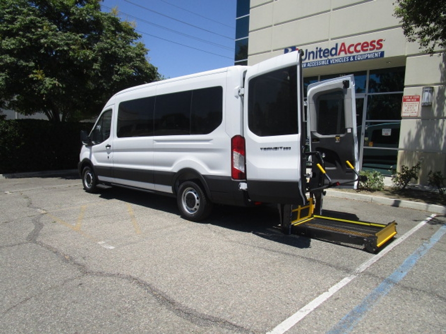 New 2026 Ford Transit 350 XL MR 148WB - ADABoy Commercial Rear Entry Lift Automatic Ramp