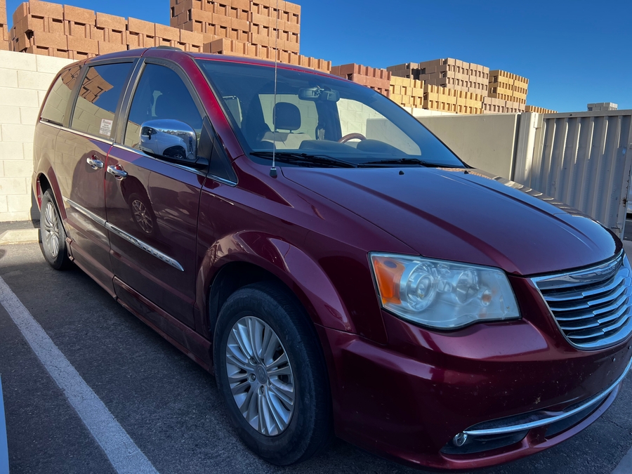 Used 2012 CHRYSLER TOWN AND COUNTRY Limited - BraunAbility Side Entry Entry Fold Out Automatic Ramp