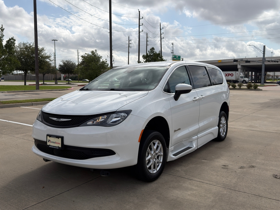 Used 2023 Chrysler Voyager LX base - BraunAbility Side Entry Entry Fold Out Automatic Ramp