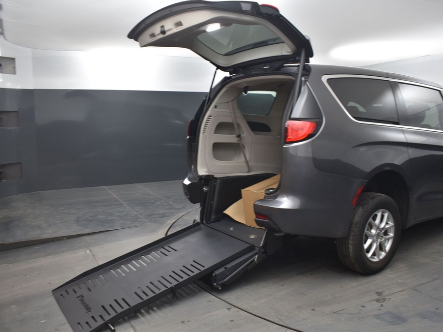 Used 2023 Chrysler Voyager LX CPO - BraunAbility Rear Entry Entry Fold Out Manual Ramp