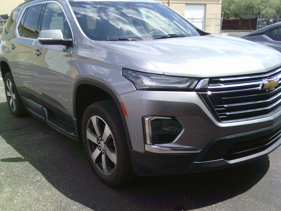 Used 2023 Chevrolet Traverse 3LT - BraunAbility Side Entry In Floor Automatic Ramp