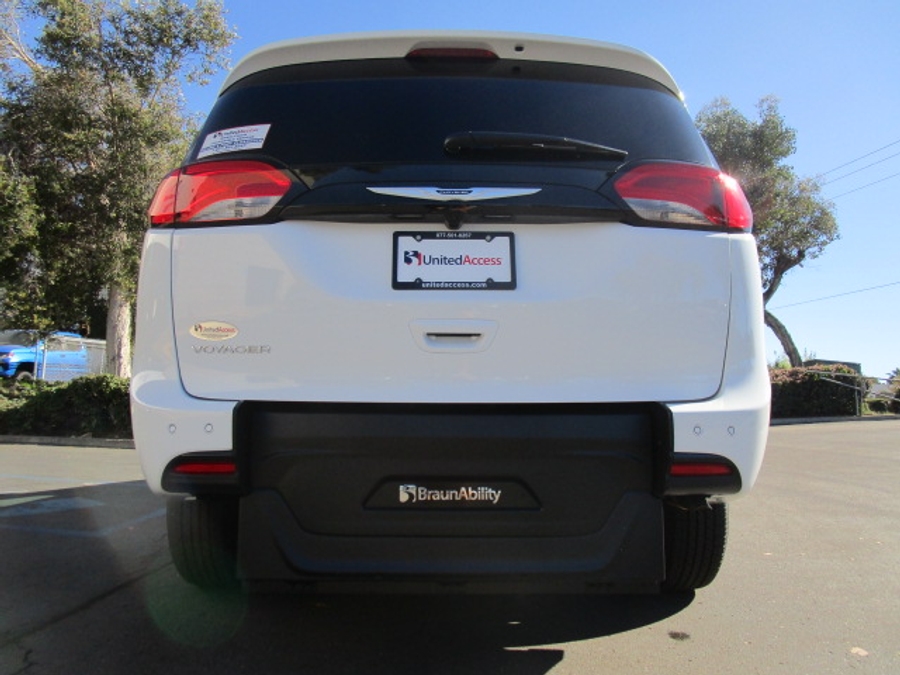 New 2025 Chrysler Voyager LX - BraunAbility Commercial Rear Entry Entry Fold Out Manual Ramp
