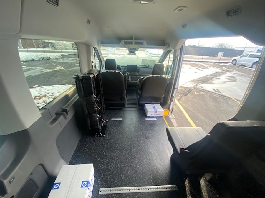 New 2026 Ford Transit 350 XL - DRIVERGE Commercial Rear Entry Entry Lift Automatic Ramp