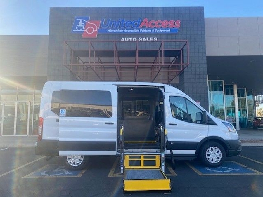 New 2025 Ford Transit 350 XL - Fenton Mobility Commercial Side Entry Entry Lift Automatic Ramp