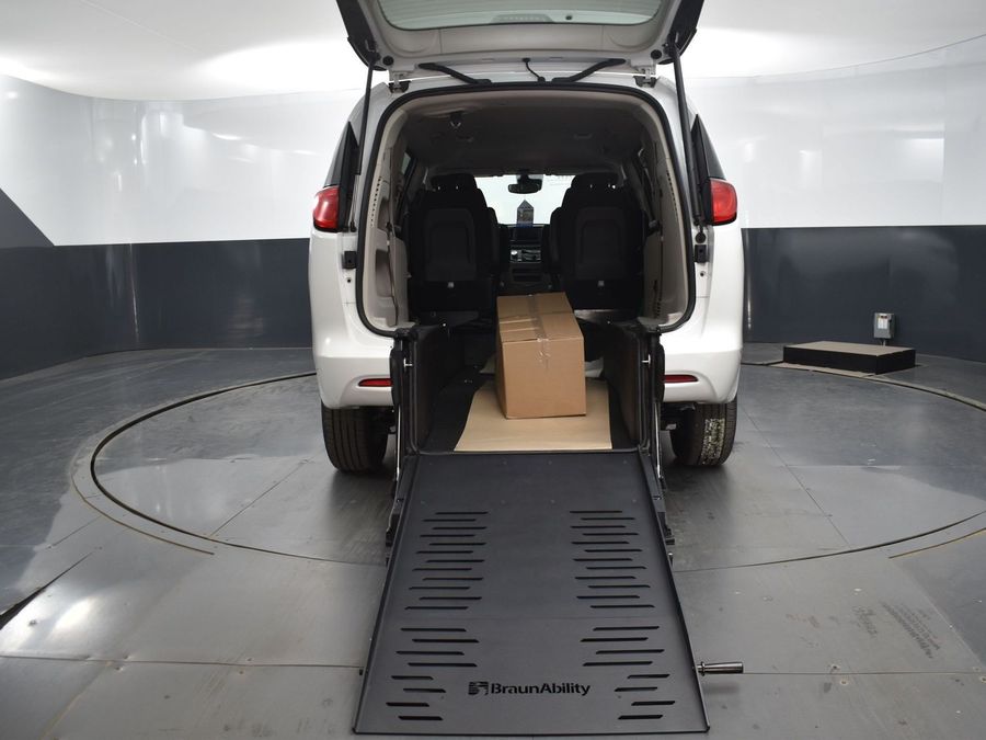 Used 2023 Chrysler Voyager LX - BraunAbility Rear Entry Entry Fold Out Manual Ramp