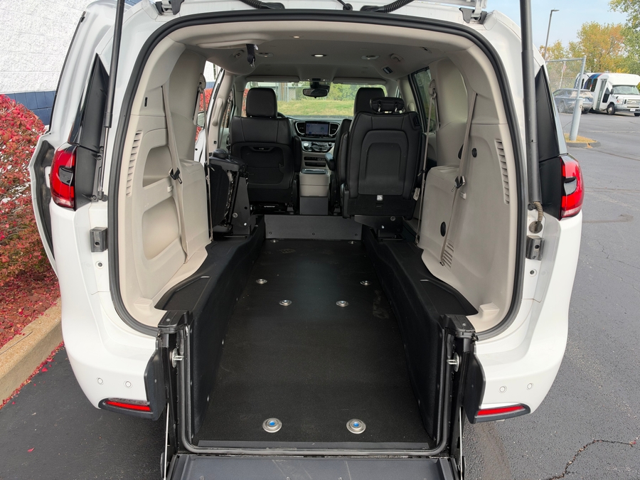 Used 2024 Chrysler Pacifica Touring L - BraunAbility Commercial Rear Entry Fold Out Manual Ramp