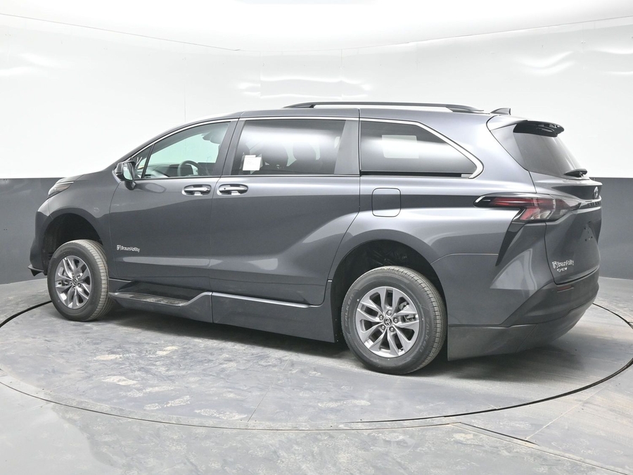 Grey Toyota Sienna with Side Entry Automatic Fold Out ramp