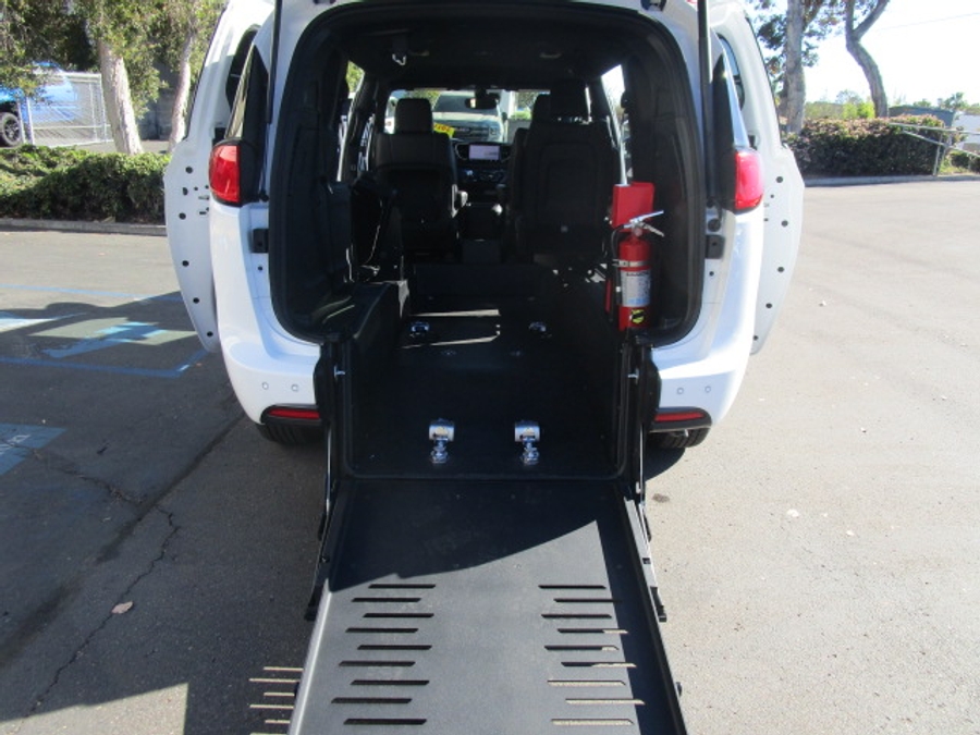 New 2025 Chrysler Voyager LX - BraunAbility Commercial Rear Entry Entry Fold Out Manual Ramp