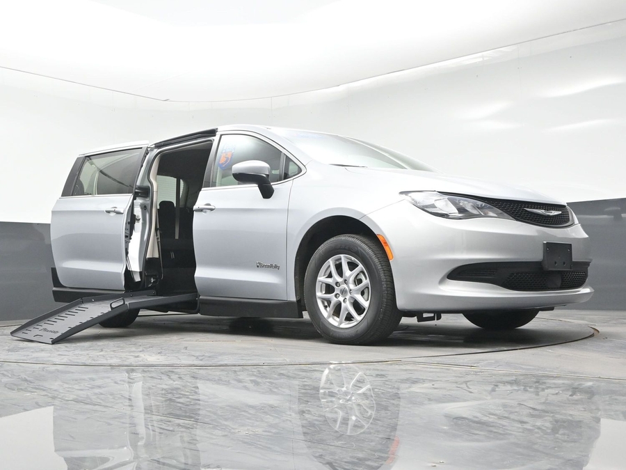 Used 2023 Chrysler Voyager LX - BraunAbility Side Entry Fold Out Manual Ramp