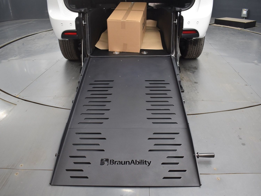 Used 2023 Chrysler Voyager LX - BraunAbility Rear Entry Fold Out Manual Ramp