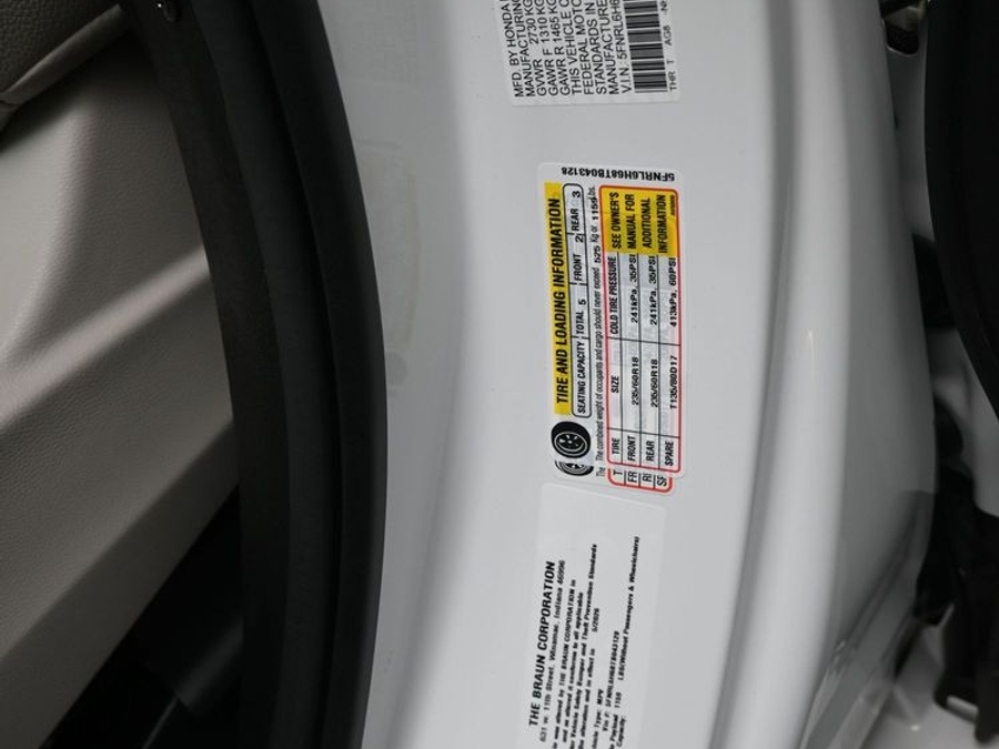 New 2026 Honda Odyssey EX-L - BraunAbility Side Entry Entry In Floor Automatic Ramp