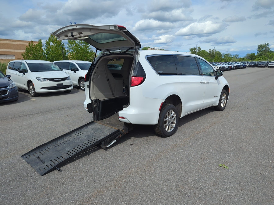 Used 2022 Chrysler Voyager LX - BraunAbility Rear Entry Entry Fold Out Manual Ramp