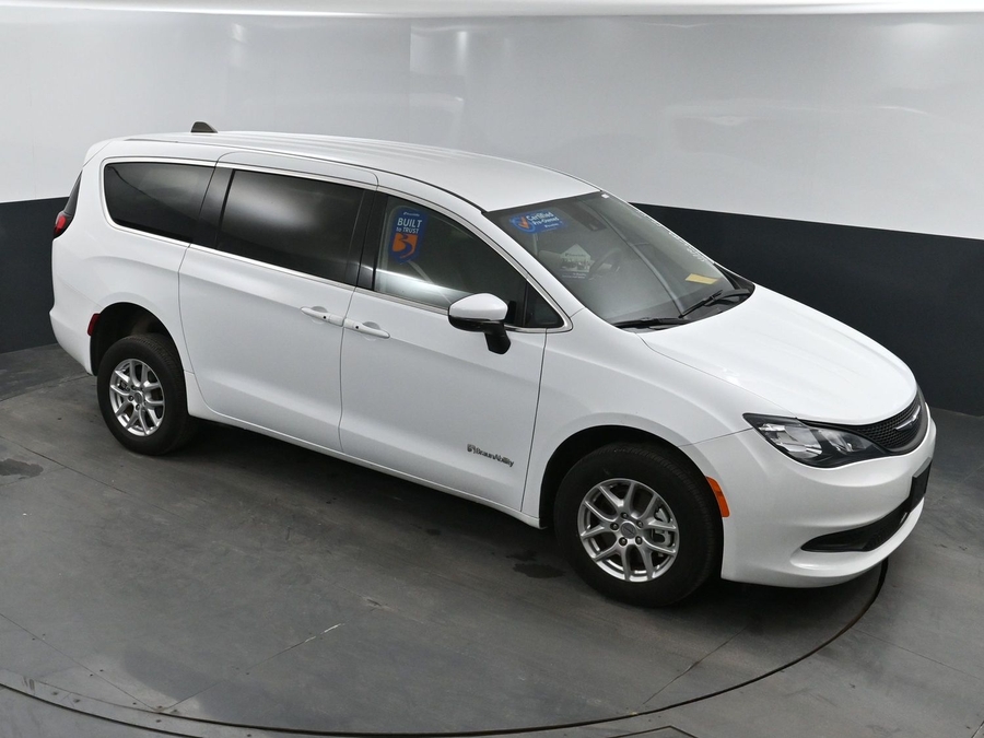 Used 2023 Chrysler Voyager LX CPO - BraunAbility Rear Entry Entry Fold Out Manual Ramp