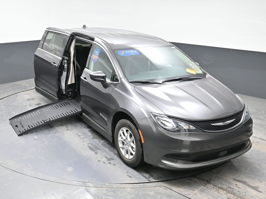 Used 2023 Chrysler Voyager LX - BraunAbility Side Entry Entry Fold Out Manual Ramp