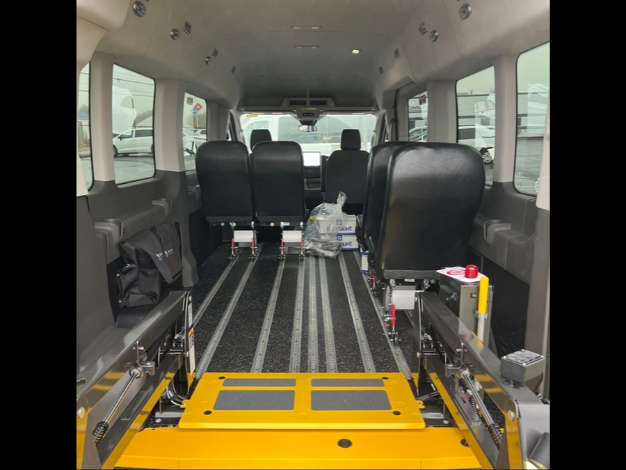 New 2026 Ford Transit 350 XL - DRIVERGE Commercial Rear Entry Entry Lift Automatic Ramp