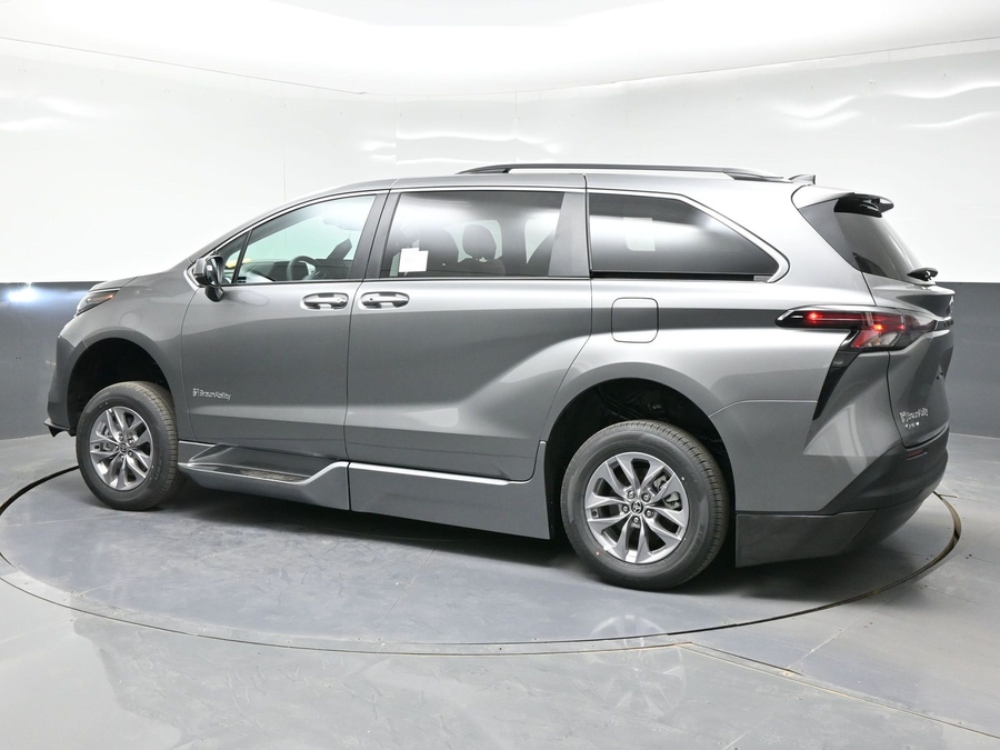 Grey Toyota Sienna with Side Entry Automatic Fold Out ramp