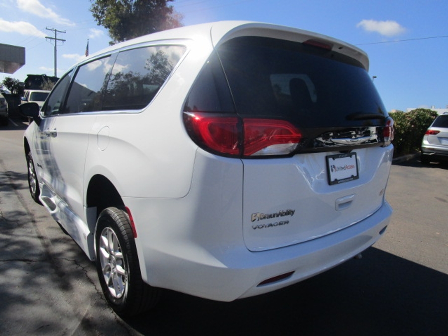 Used 2024 Chrysler Voyager LX - BraunAbility Side Entry Entry Fold Out Automatic Ramp
