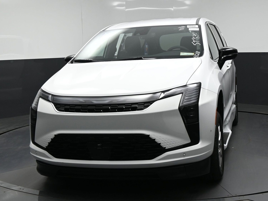 White Chrysler Pacifica with Side Entry Automatic In Floor ramp
