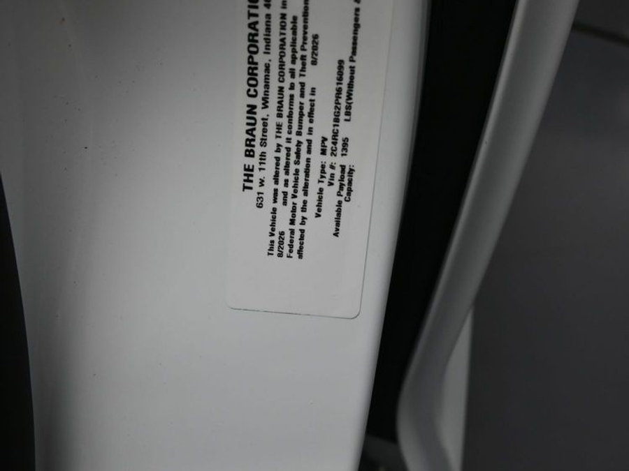 Used 2023 Chrysler Pacifica Touring L - BraunAbility Rear Entry Fold Out Manual Ramp