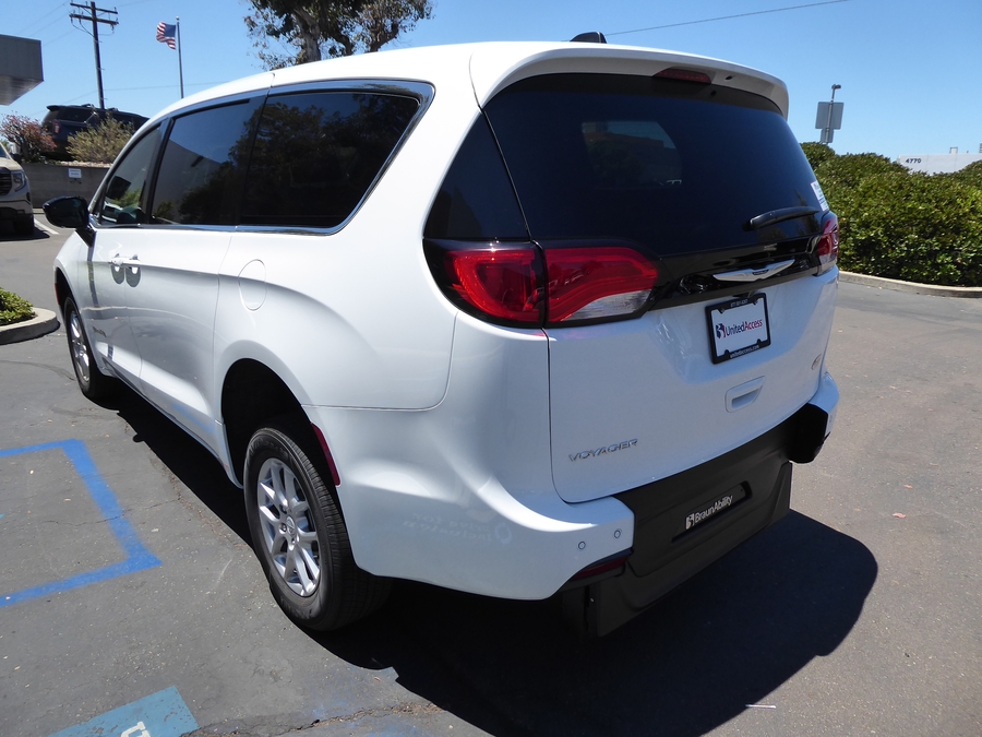 New 2026 Chrysler Voyager LX - BraunAbility Commercial Rear Entry Fold Out Manual Ramp