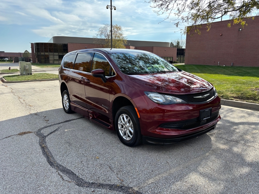 Used 2023 Chrysler Voyager LX - BraunAbility Side Entry Entry Fold Out Automatic Ramp